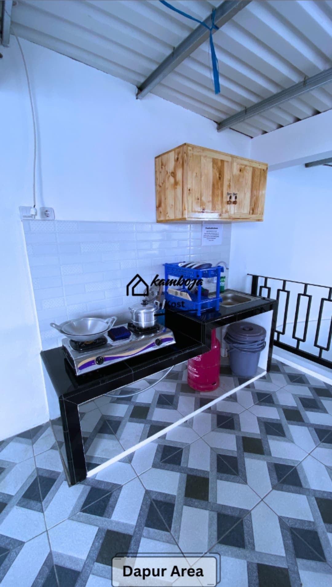 Foto Kost Kamboja 35A area dapur