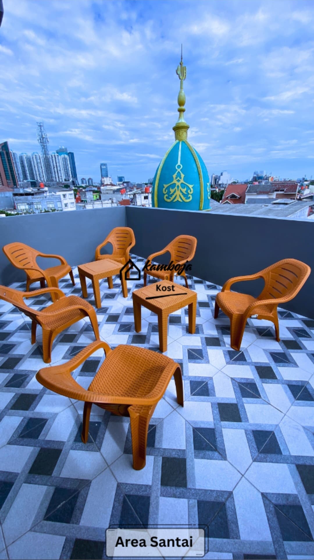 Foto Kost Kamboja 35A area santai