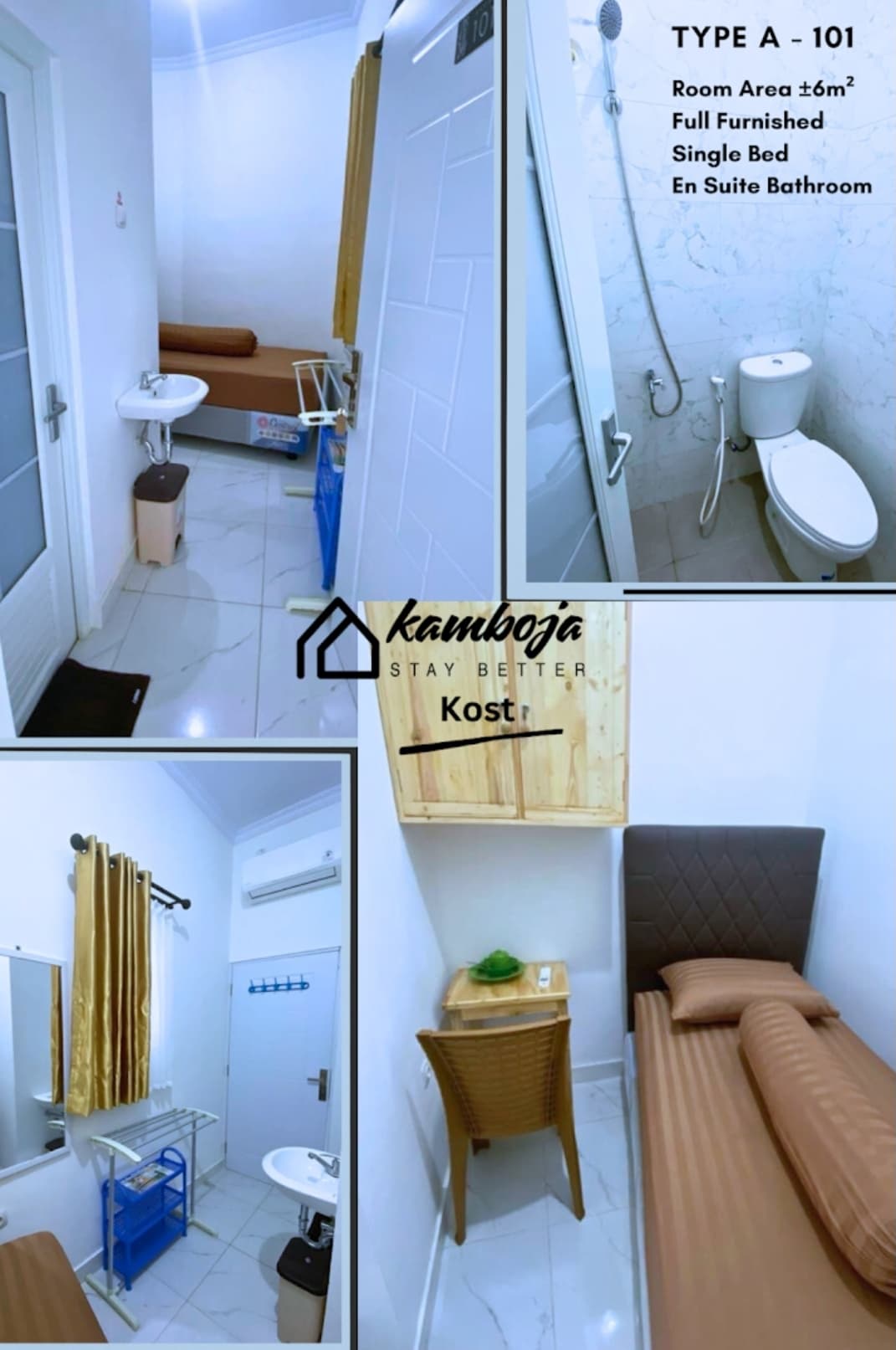 Foto Kost Kambojar 35A kamar Tipe A