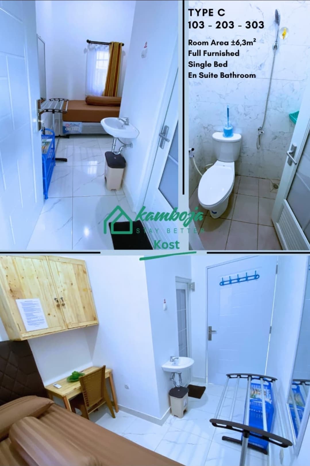 Kost Kamboja 35A Kamar Tipe C